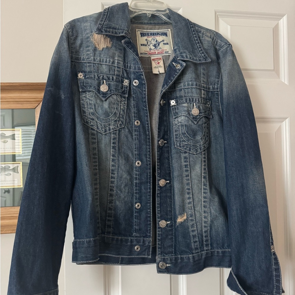 True Religion Blue Denim Jacket